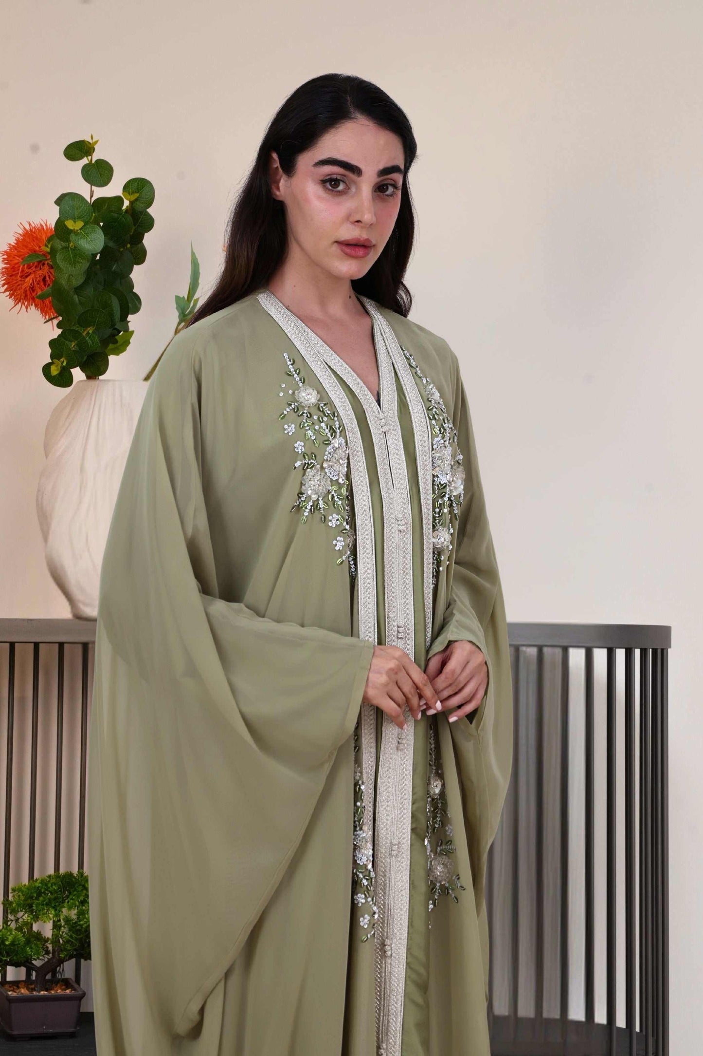 Jazmin Kaftan in Olive