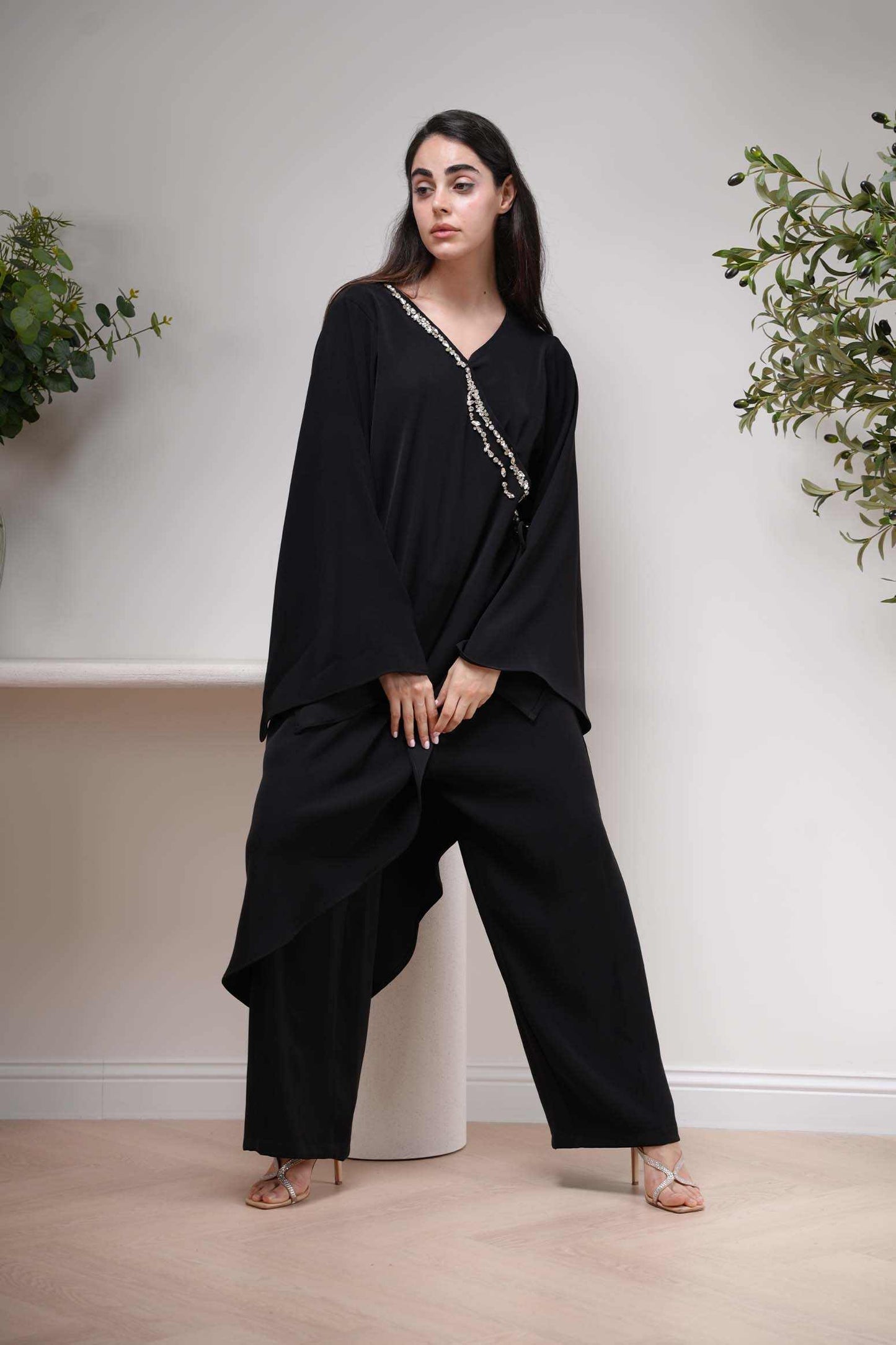 Radiance Wrap in Noir