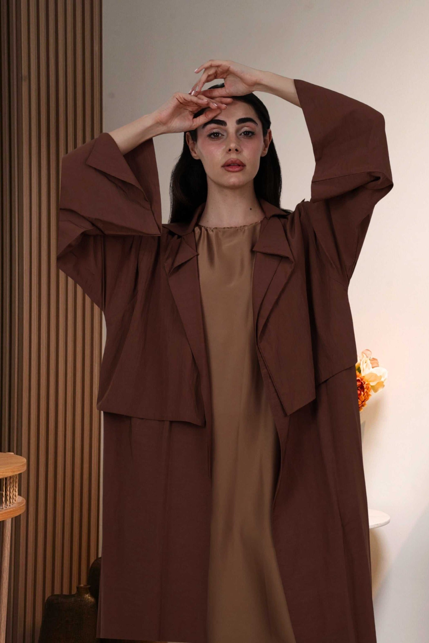 Trench Coat in Brown