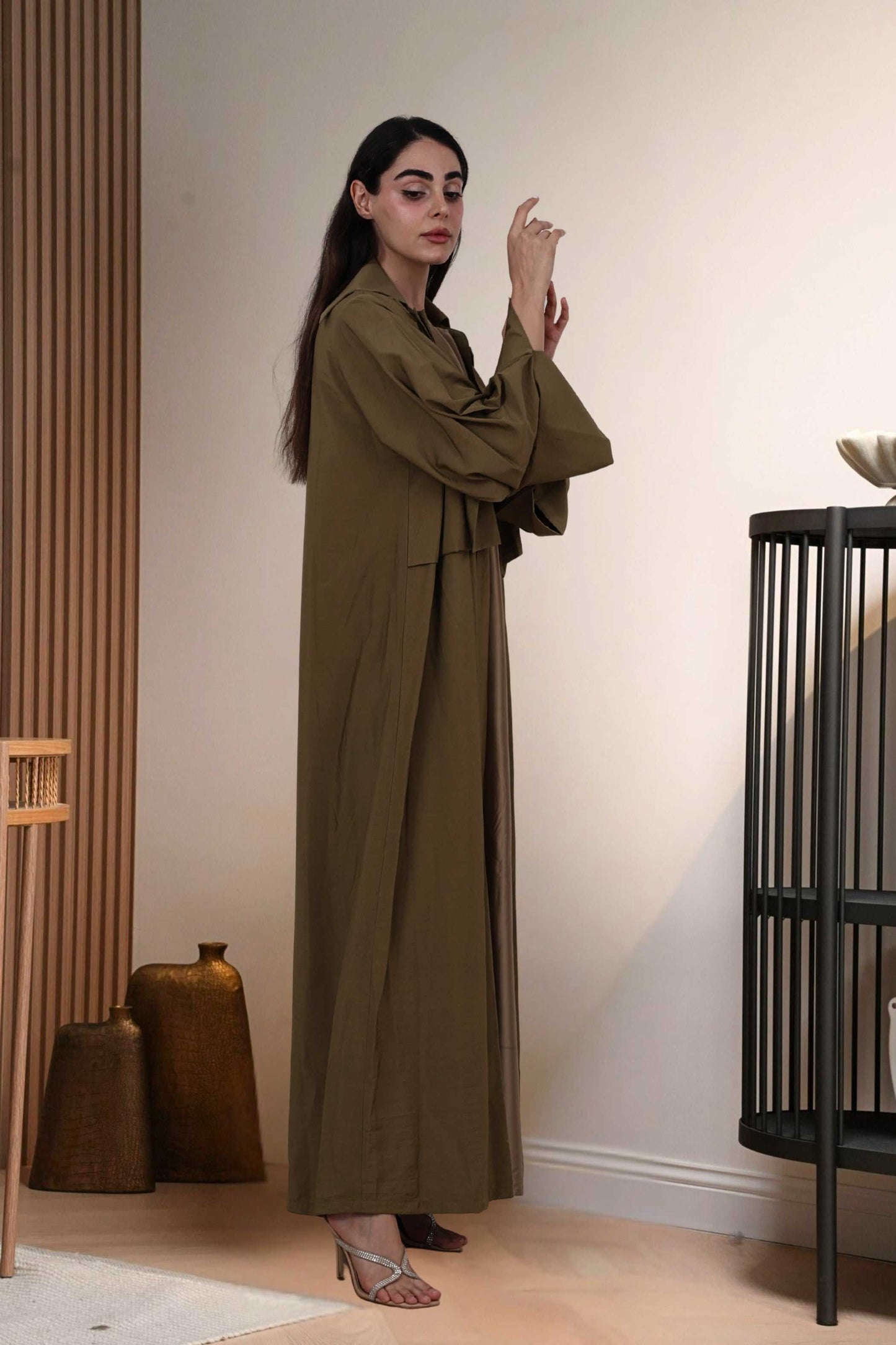 Trench Coat in Khaki