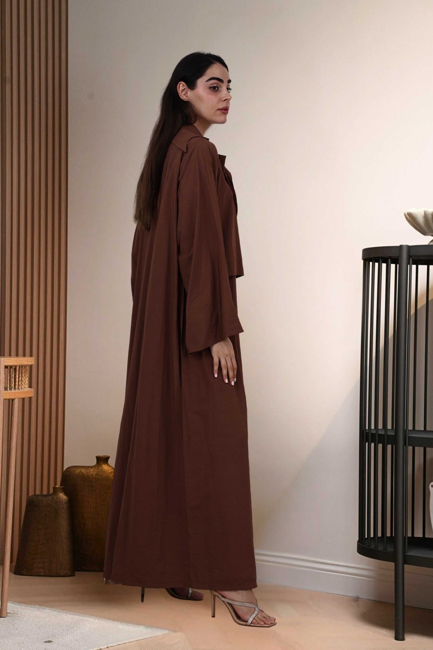 Trench Coat in Brown