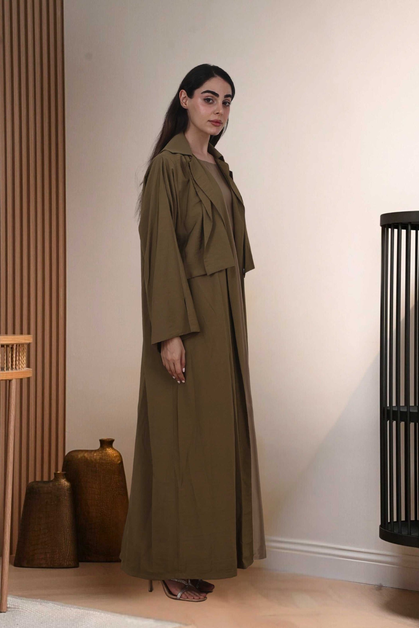 Trench Coat in Khaki