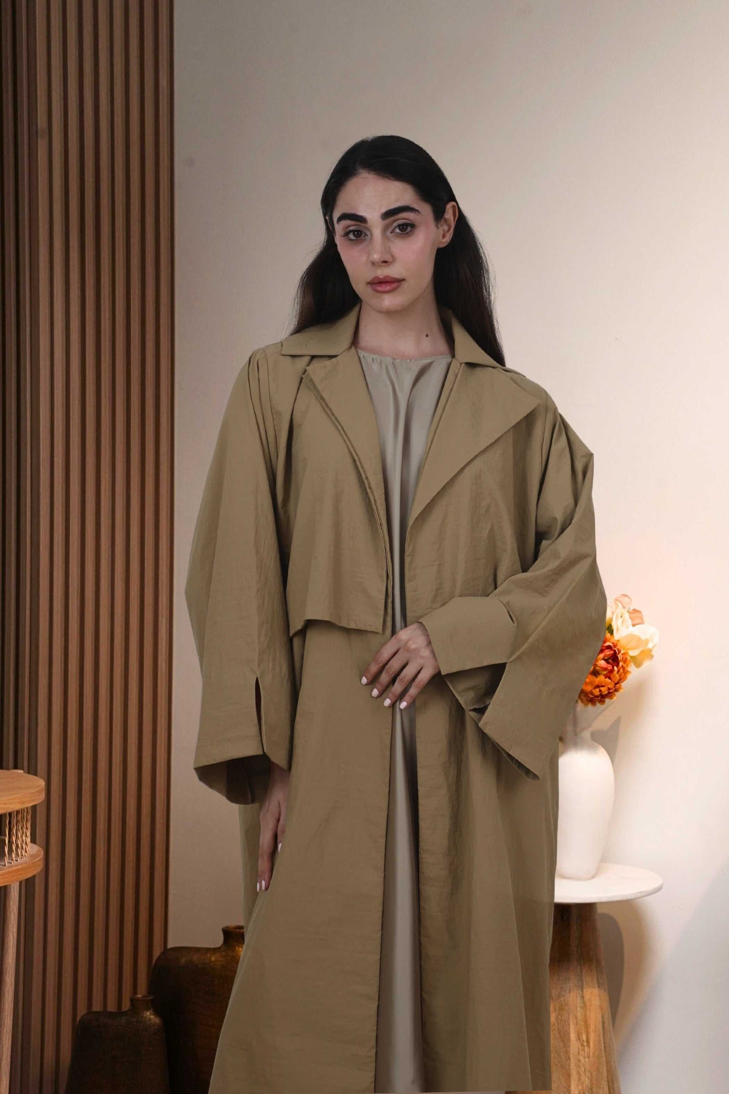 Trench Coat in Beige