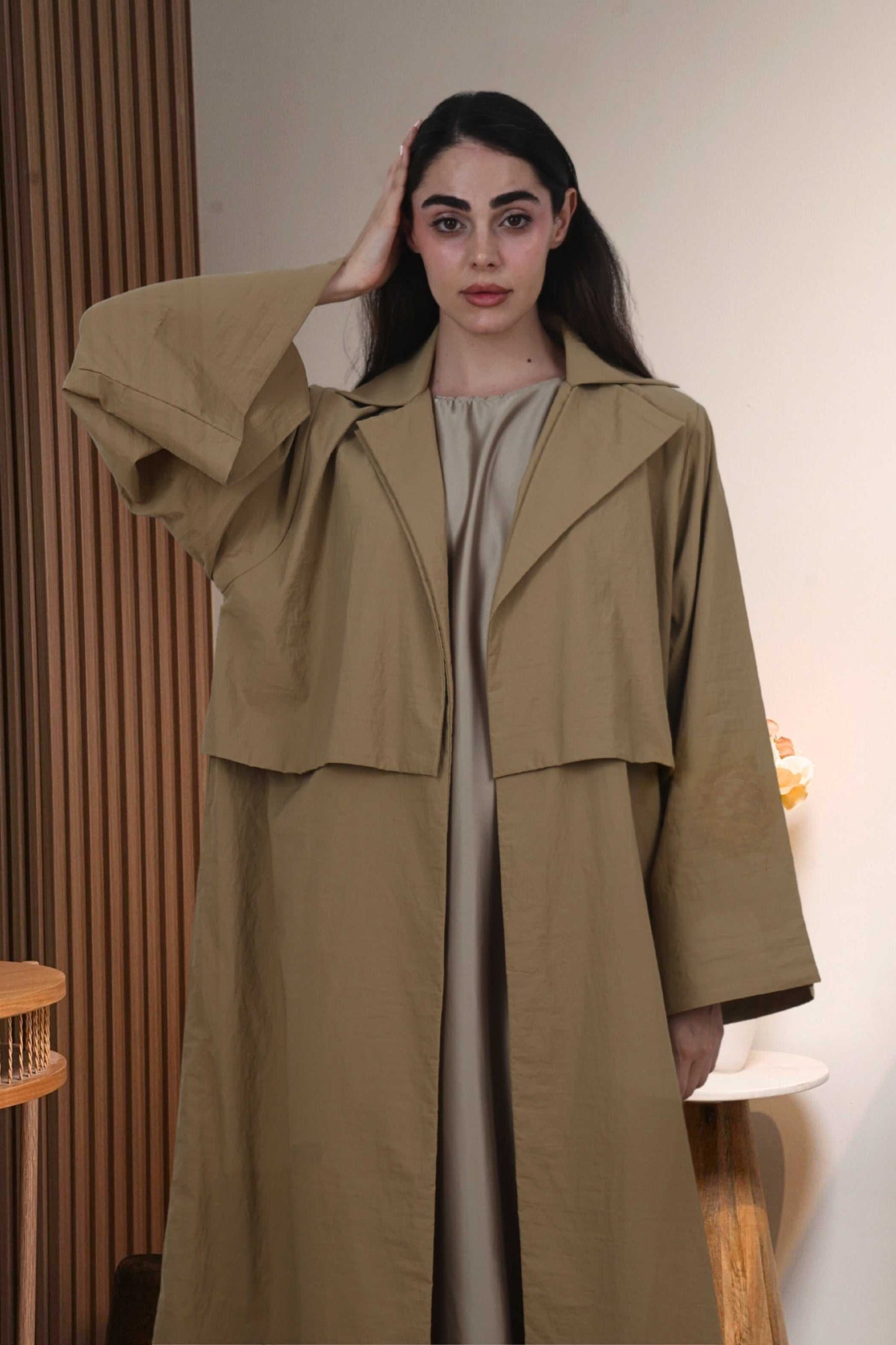 Trench Coat in Beige