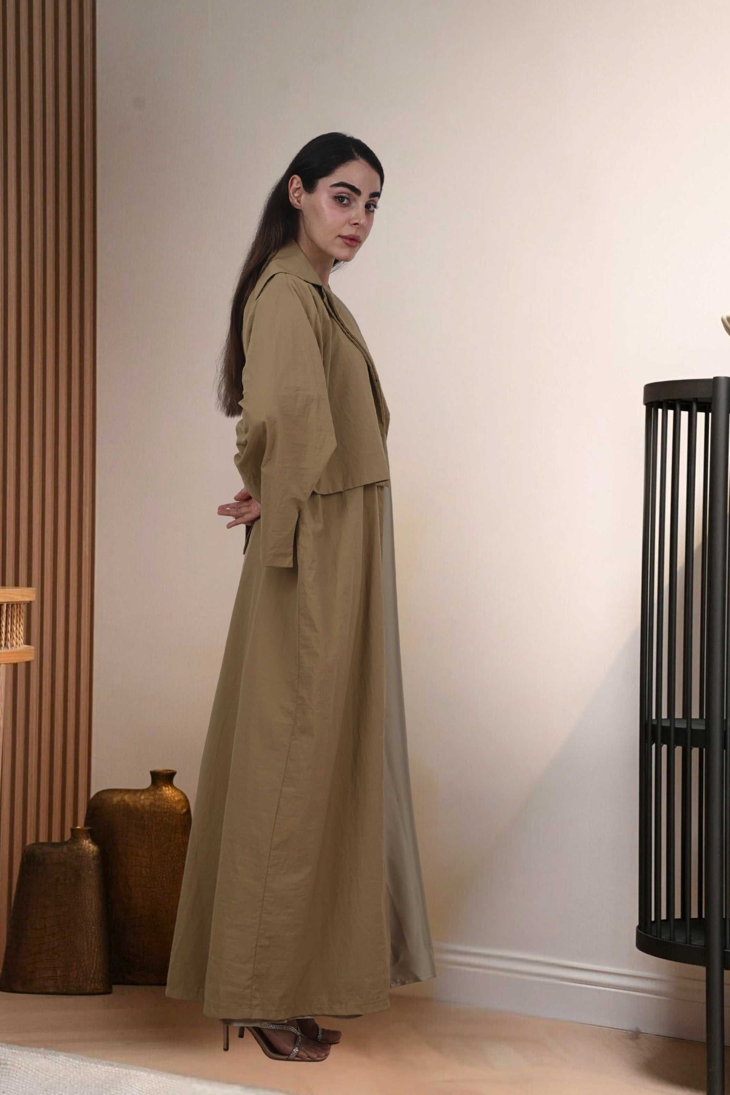 Trench Coat in Beige